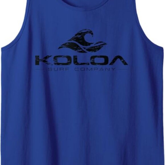NEW Mens Koloa Surf Vintage Wave Black Logo Lightweight, Graphic Tank Top SZ XL - Picture 5 of 5